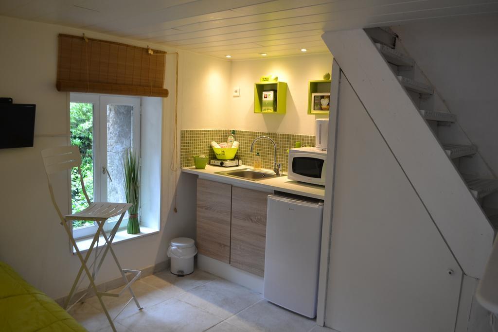Bed and Breakfast Maison Sous Le Pont Meyras Exteriér fotografie